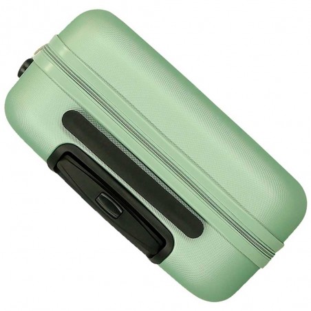 ROLL ROAD | Valise cabine 55cm "New Camboya" vert | Bagage cabine 4 roues coque rigide pas cher ROLL ROAD | Valise cabine 55cm "New Camboya" vert | Bagage cabine 4 roues coque rigide pas cher