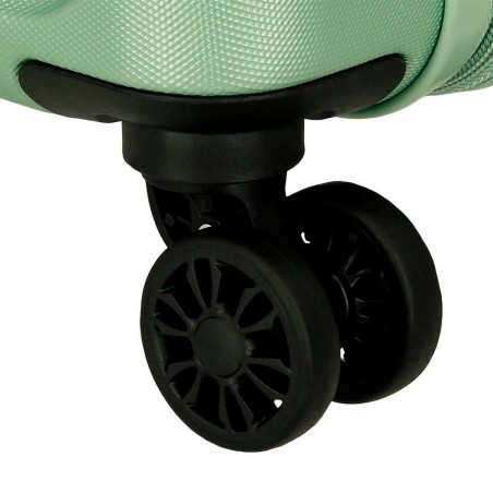 ROLL ROAD | Valise cabine 55cm "New Camboya" vert | Bagage cabine 4 roues coque rigide pas cher ROLL ROAD | Valise cabine 55cm "New Camboya" vert | Bagage cabine 4 roues coque rigide pas cher