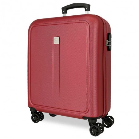 ROLL ROAD | Valise cabine 55cm "New Camboya" rouge | Bagage cabine 4 roues coque rigide pas cher ROLL ROAD | Valise cabine 55cm "New Camboya" rouge | Bagage cabine 4 roues coque rigide pas cher