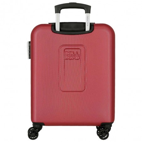 ROLL ROAD | Valise cabine 55cm "New Camboya" rouge | Bagage cabine 4 roues coque rigide pas cher ROLL ROAD | Valise cabine 55cm "New Camboya" rouge | Bagage cabine 4 roues coque rigide pas cher