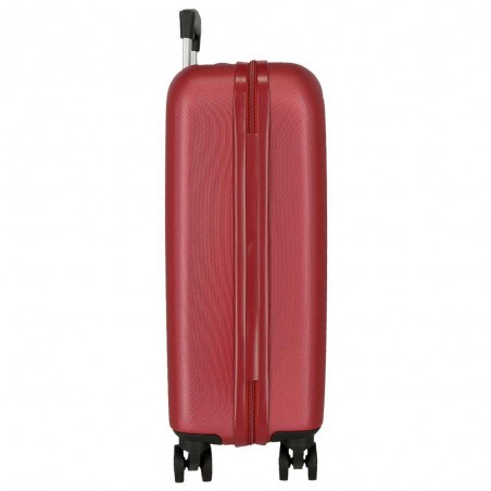 ROLL ROAD | Valise cabine 55cm "New Camboya" rouge | Bagage cabine 4 roues coque rigide pas cher ROLL ROAD | Valise cabine 55cm "New Camboya" rouge | Bagage cabine 4 roues coque rigide pas cher