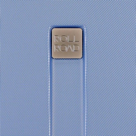 ROLL ROAD | Valise cabine 55cm "New Camboya" bleu | Bagage cabine 4 roues coque rigide pas cher