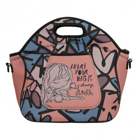 Anekke | Sac repas en néoprène "Imaginary" | Petit sac isotherme lunch box original pas cher Anekke | Sac repas en néoprène "Imaginary" | Petit sac isotherme lunch box original pas cher