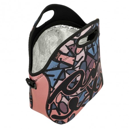 Anekke | Sac repas en néoprène "Imaginary" | Petit sac isotherme lunch box original pas cher Anekke | Sac repas en néoprène "Imaginary" | Petit sac isotherme lunch box original pas cher