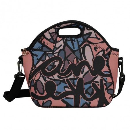 Anekke | Sac repas en néoprène "Imaginary" | Petit sac isotherme lunch box original pas cher Anekke | Sac repas en néoprène "Imaginary" | Petit sac isotherme lunch box original pas cher