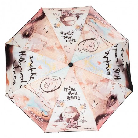 Anekke | Parapluie pliant automatique "Hollywood" | Parapluie de poche design original pas cher
