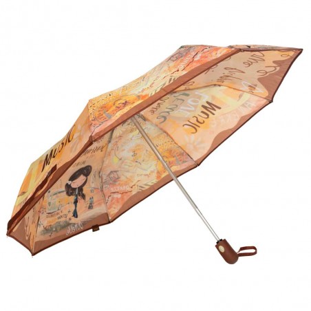 Anekke | Parapluie pliant automatique "Peace & Love" | Parapluie de poche design original pas cher Anekke | Parapluie pliant automatique "Peace & Love" | Parapluie de poche design original pas cher