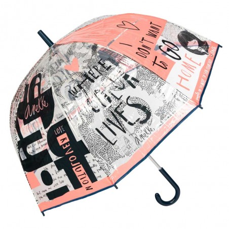 Anekke | Parapluie long vinyle "Sixties" | Parapluie cloche transparent femme pas cher Anekke | Parapluie long vinyle "Sixties" | Parapluie cloche transparent femme pas cher