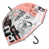 Anekke | Parapluie long vinyle "Sixties" | Parapluie cloche transparent femme pas cher Anekke | Parapluie long vinyle "Sixties" | Parapluie cloche transparent femme pas cher