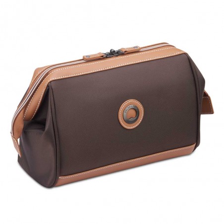 DELSEY | Trousse de toilette Chatelet Air 2.0 marron | Trousse beauté femme large ouverture sac médecin haute qualité luxe DELSEY | Trousse de toilette Chatelet Air 2.0 marron | Trousse beauté femme large ouverture sac médecin haute qualité luxe
