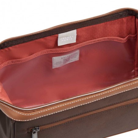 DELSEY | Trousse de toilette Chatelet Air 2.0 marron | Trousse beauté femme large ouverture sac médecin haute qualité luxe DELSEY | Trousse de toilette Chatelet Air 2.0 marron | Trousse beauté femme large ouverture sac médecin haute qualité luxe