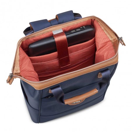 DELSEY | Sac à dos femme "Chatelet Air 2.0" marine | Sac PC 14 pouces haute qualité DELSEY | Sac à dos femme "Chatelet Air 2.0" marine | Sac PC 14 pouces haute qualité