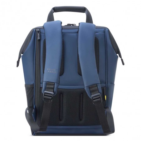 DELSEY Paris | Sac à dos 14 pouces "Turenne" bleu nuit | Sac ordinateur imperméable design urbain haute qualité