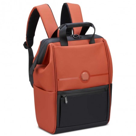 DELSEY Paris | Sac à dos 14 pouces "Turenne" brique | Sac ordinateur imperméable design urbain haute qualité DELSEY Paris | Sac à dos 14 pouces "Turenne" brique | Sac ordinateur imperméable design urbain haute qualité