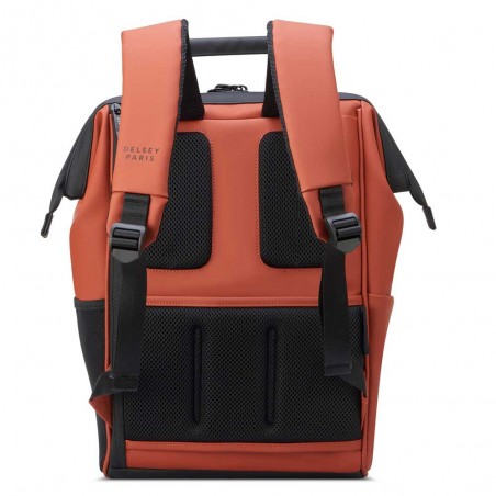 DELSEY Paris | Sac à dos 14 pouces "Turenne" brique | Sac ordinateur imperméable design urbain haute qualité DELSEY Paris | Sac à dos 14 pouces "Turenne" brique | Sac ordinateur imperméable design urbain haute qualité
