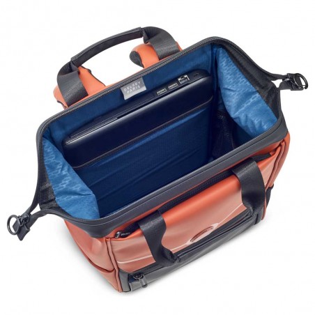 DELSEY Paris | Sac à dos 14 pouces "Turenne" brique | Sac ordinateur imperméable design urbain haute qualité DELSEY Paris | Sac à dos 14 pouces "Turenne" brique | Sac ordinateur imperméable design urbain haute qualité