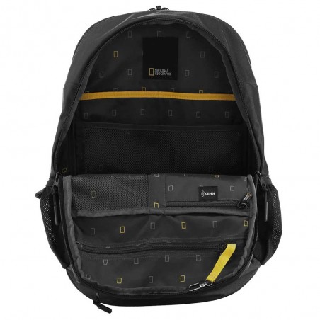 NATIONAL GEOGRAPHIC | Sac à dos "Canyon" noir | Sac ordinateur 15 pouces en polyester recyclé NATIONAL GEOGRAPHIC | Sac à dos "Canyon" noir | Sac ordinateur 15 pouces en polyester recyclé