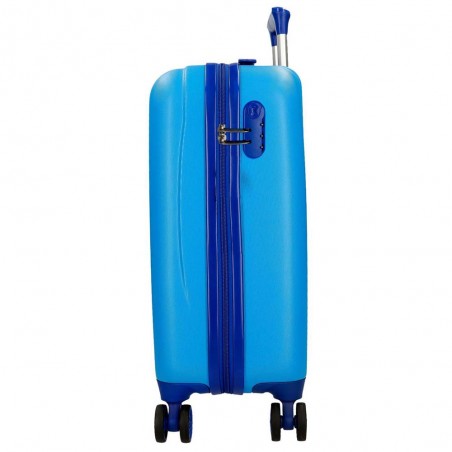MOVOM | Valise enfant "Dinos" bleu | Bagage enfant décor dinosaures garçon pas cher