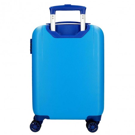 MOVOM | Valise enfant "Dinos" bleu | Bagage enfant décor dinosaures garçon pas cher