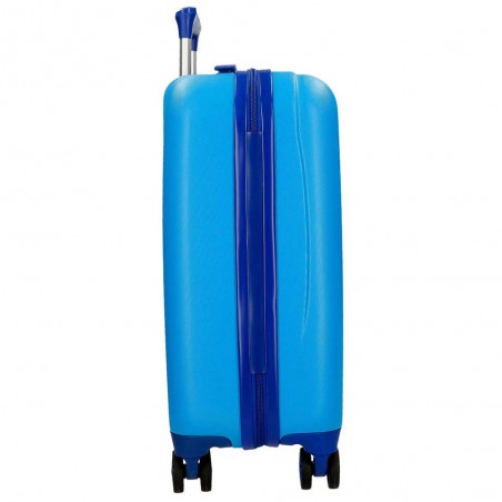 MOVOM | Valise enfant "Dinos" bleu | Bagage enfant décor dinosaures garçon pas cher