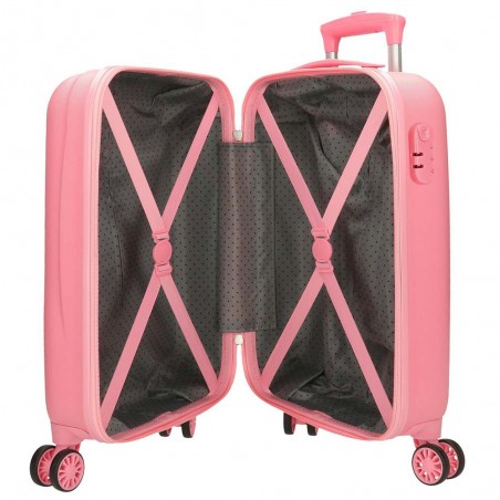 SANRIO | Valise enfant Hello Kitty "Heart & Dots" rose | Bagage cabine fille chaton pas cher SANRIO | Valise enfant Hello Kitty "Heart & Dots" rose | Bagage cabine fille chaton pas cher