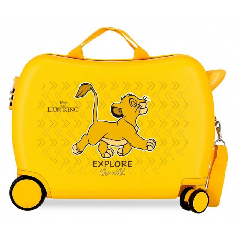 Valise trotteur DISNEY Le Roi Lion Explore the wild ocre Planetebag