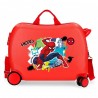 MARVEL | Valise trotteur Spiderman "Urban" rouge | Bagage enfant ludique à chevaucher super-héros MARVEL | Valise trotteur Spiderman "Urban" rouge | Bagage enfant ludique à chevaucher super-héros
