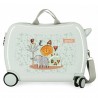 ENSO | Valise trotteur enfant "Play all day" vert menthe | Bagage à chevaucher ludique décor animaux de la savane pas cher ENSO | Valise trotteur enfant "Play all day" vert menthe | Bagage à chevaucher ludique décor animaux de la savane pas cher