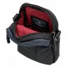 PEPE JEANS | Sacoche homme "Frontier" 2 cpts noir | Pochette porté croisé ou ceinture petit format pratique pas cher PEPE JEANS | Sacoche homme "Frontier" 2 cpts noir | Pochette porté croisé ou ceinture petit format pratique pas cher
