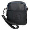 PEPE JEANS | Sacoche homme "Frontier" 2 cpts noir | Pochette porté croisé ou ceinture petit format pratique pas cher PEPE JEANS | Sacoche homme "Frontier" 2 cpts noir | Pochette porté croisé ou ceinture petit format pratique pas cher