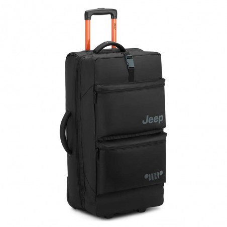 JEEP | Sac de voyage trolley L JS006B noir | Bagage soute grande taille 73cm style baroudeur JEEP | Sac de voyage trolley L JS006B noir | Bagage soute grande taille 73cm style baroudeur