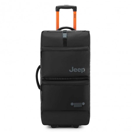 JEEP | Sac de voyage trolley L JS006B noir | Bagage soute grande taille 73cm style baroudeur JEEP | Sac de voyage trolley L JS006B noir | Bagage soute grande taille 73cm style baroudeur