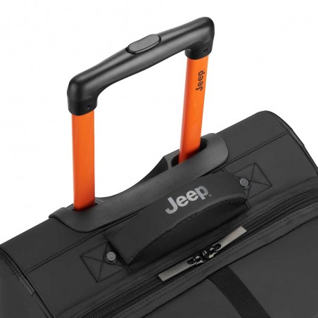 JEEP | Sac de voyage trolley L JS006B noir | Bagage soute grande taille 73cm style baroudeur JEEP | Sac de voyage trolley L JS006B noir | Bagage soute grande taille 73cm style baroudeur