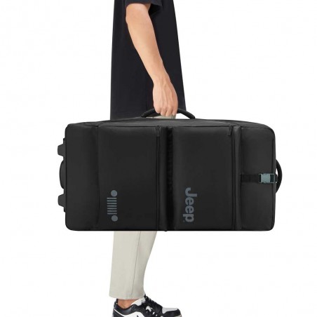 JEEP | Sac de voyage trolley L JS006B noir | Bagage soute grande taille 73cm style baroudeur JEEP | Sac de voyage trolley L JS006B noir | Bagage soute grande taille 73cm style baroudeur
