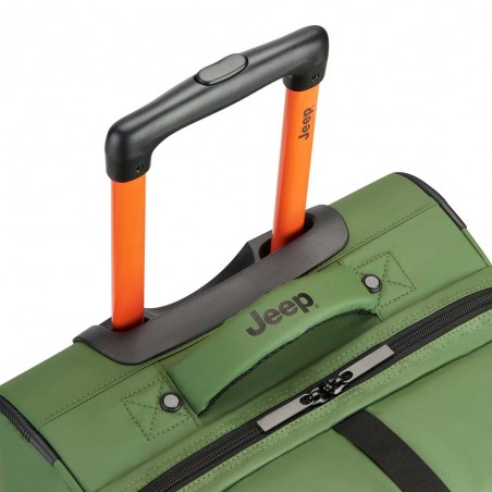 JEEP | Sac de voyage trolley L JS006B vert orme | Bagage soute grande taille 73cm style baroudeur JEEP | Sac de voyage trolley L JS006B vert orme | Bagage soute grande taille 73cm style baroudeur