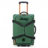 JEEP | Sac de voyage trolley S JS005A vert orme | Valise cabine souple homme style baroudeur JEEP | Sac de voyage trolley S JS005A vert orme | Valise cabine souple homme style baroudeur