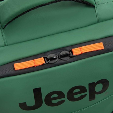 JEEP | Sac de voyage trolley S JS005A vert orme | Valise cabine souple homme style baroudeur JEEP | Sac de voyage trolley S JS005A vert orme | Valise cabine souple homme style baroudeur