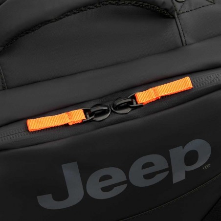 JEEP | Sac de voyage trolley S JS005A noir | Valise cabine souple homme style baroudeur JEEP | Sac de voyage trolley S JS005A noir | Valise cabine souple homme style baroudeur