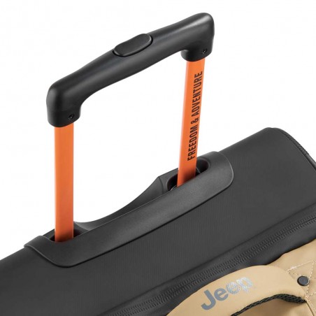JEEP | Sac de voyage trolley S JS005A sable chaud | Valise cabine souple homme style baroudeur JEEP | Sac de voyage trolley S JS005A sable chaud | Valise cabine souple homme style baroudeur