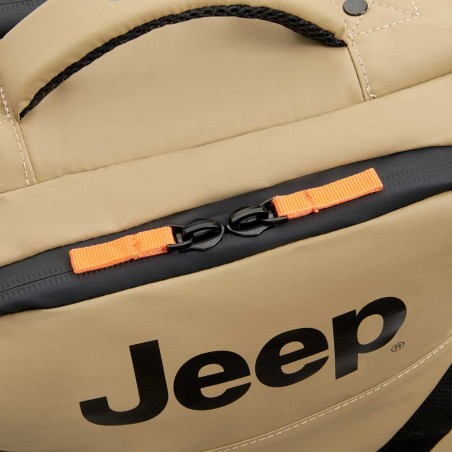 JEEP | Sac de voyage trolley S JS005A sable chaud | Valise cabine souple homme style baroudeur JEEP | Sac de voyage trolley S JS005A sable chaud | Valise cabine souple homme style baroudeur