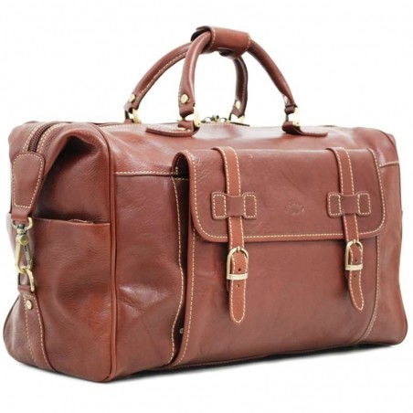 Sac de voyage en cuir homme KATANA - marron Sac de voyage en cuir homme KATANA - marron