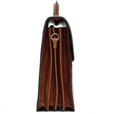 Cartable en cuir 4 soufflets KATANA marron | Serviette porte-documents grand format professionnel qualité pas cher Cartable en cuir 4 soufflets KATANA marron | Serviette porte-documents grand format professionnel qualité pas cher