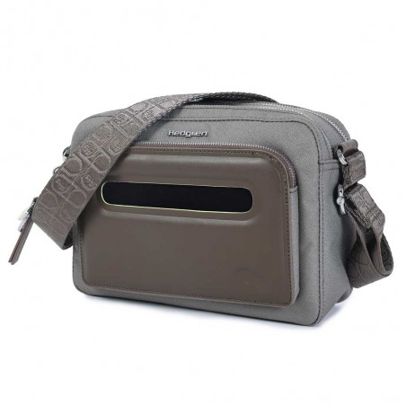 HEDGREN | Sac bandoulière "Espresso" vintage taupe | Sac femme porté croisé style tendance haute qualité HEDGREN | Sac bandoulière "Espresso" vintage taupe | Sac femme porté croisé style tendance haute qualité
