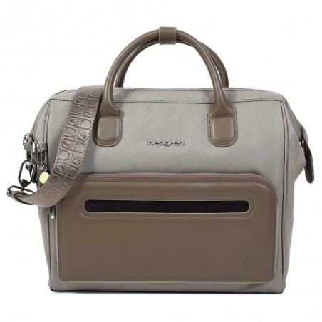 HEDGREN | Porte-documents PC femme "Galao" vintage taupe | Sacoche ordinateur élégante HEDGREN | Porte-documents PC femme "Galao" vintage taupe | Sacoche ordinateur élégante