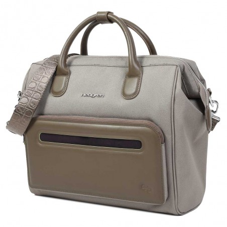 HEDGREN | Porte-documents PC femme "Galao" vintage taupe | Sacoche ordinateur élégante HEDGREN | Porte-documents PC femme "Galao" vintage taupe | Sacoche ordinateur élégante