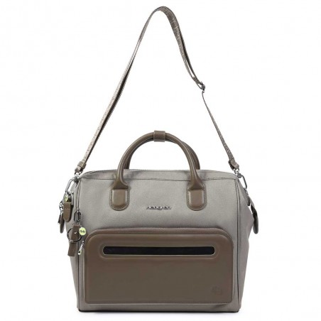 HEDGREN | Porte-documents PC femme "Galao" vintage taupe | Sacoche ordinateur élégante HEDGREN | Porte-documents PC femme "Galao" vintage taupe | Sacoche ordinateur élégante