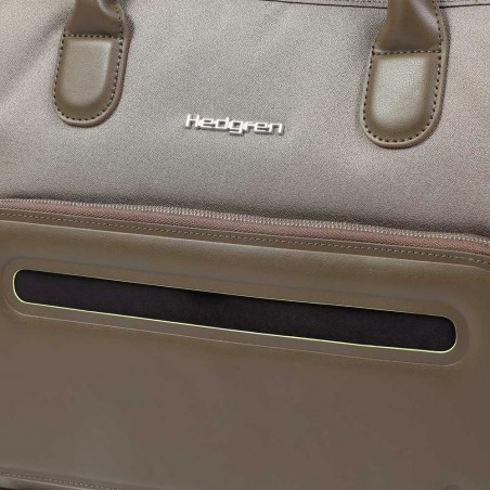 HEDGREN | Porte-documents PC femme "Galao" vintage taupe | Sacoche ordinateur élégante HEDGREN | Porte-documents PC femme "Galao" vintage taupe | Sacoche ordinateur élégante