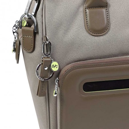 HEDGREN | Porte-documents PC femme "Galao" vintage taupe | Sacoche ordinateur élégante HEDGREN | Porte-documents PC femme "Galao" vintage taupe | Sacoche ordinateur élégante