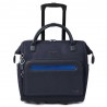 HEDGREN | Sacoche trolley PC femme "Venti" peacoat blue | Pilot case à roulettes élégant professionnel HEDGREN | Sacoche trolley PC femme "Venti" peacoat blue | Pilot case à roulettes élégant professionnel