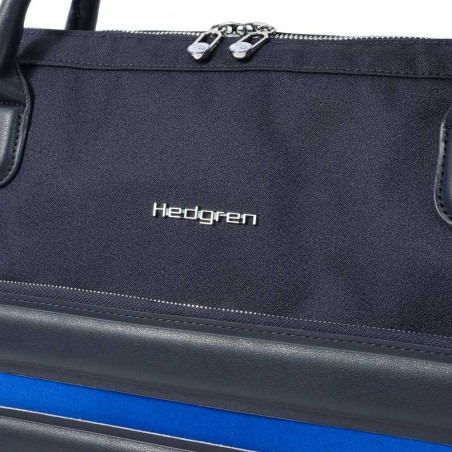 HEDGREN | Sacoche trolley PC femme "Venti" peacoat blue | Pilot case à roulettes élégant professionnel HEDGREN | Sacoche trolley PC femme "Venti" peacoat blue | Pilot case à roulettes élégant professionnel